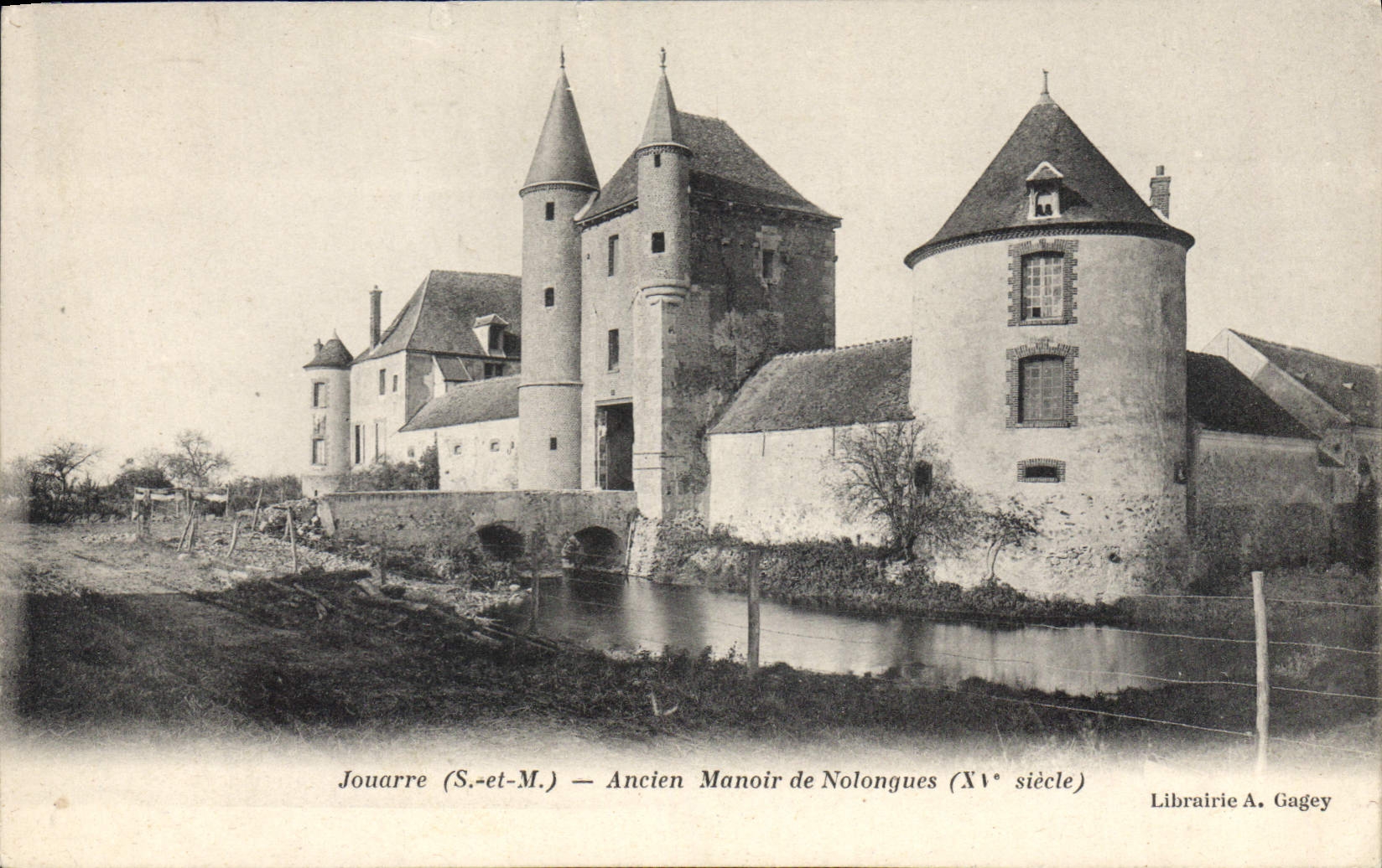 Jouarre (S.-et-M.) — Ancien Manoir de Nolongues (XVe siècle) — Librairie A. Gagey
