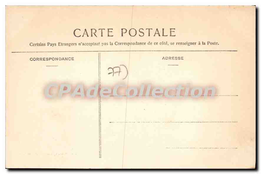 CPA Fontaine le Port Le pont  — Rückseite