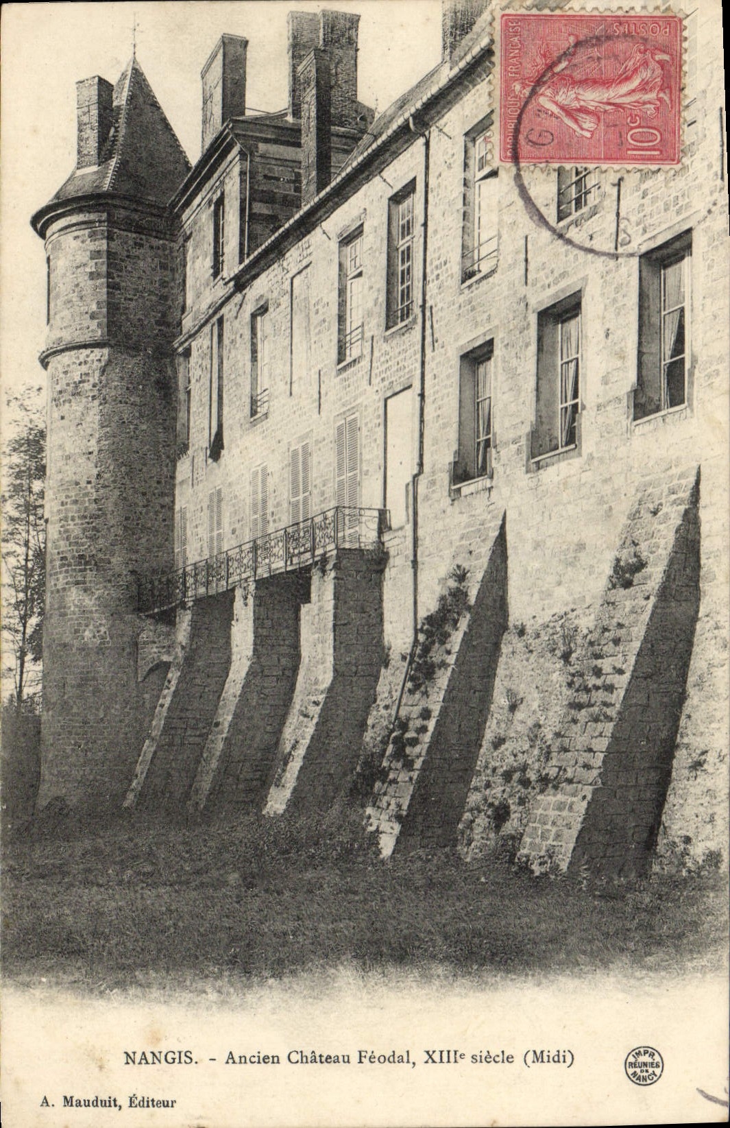 CPA Nangis Ancien Chateau Feodal XIII siecle Midi 