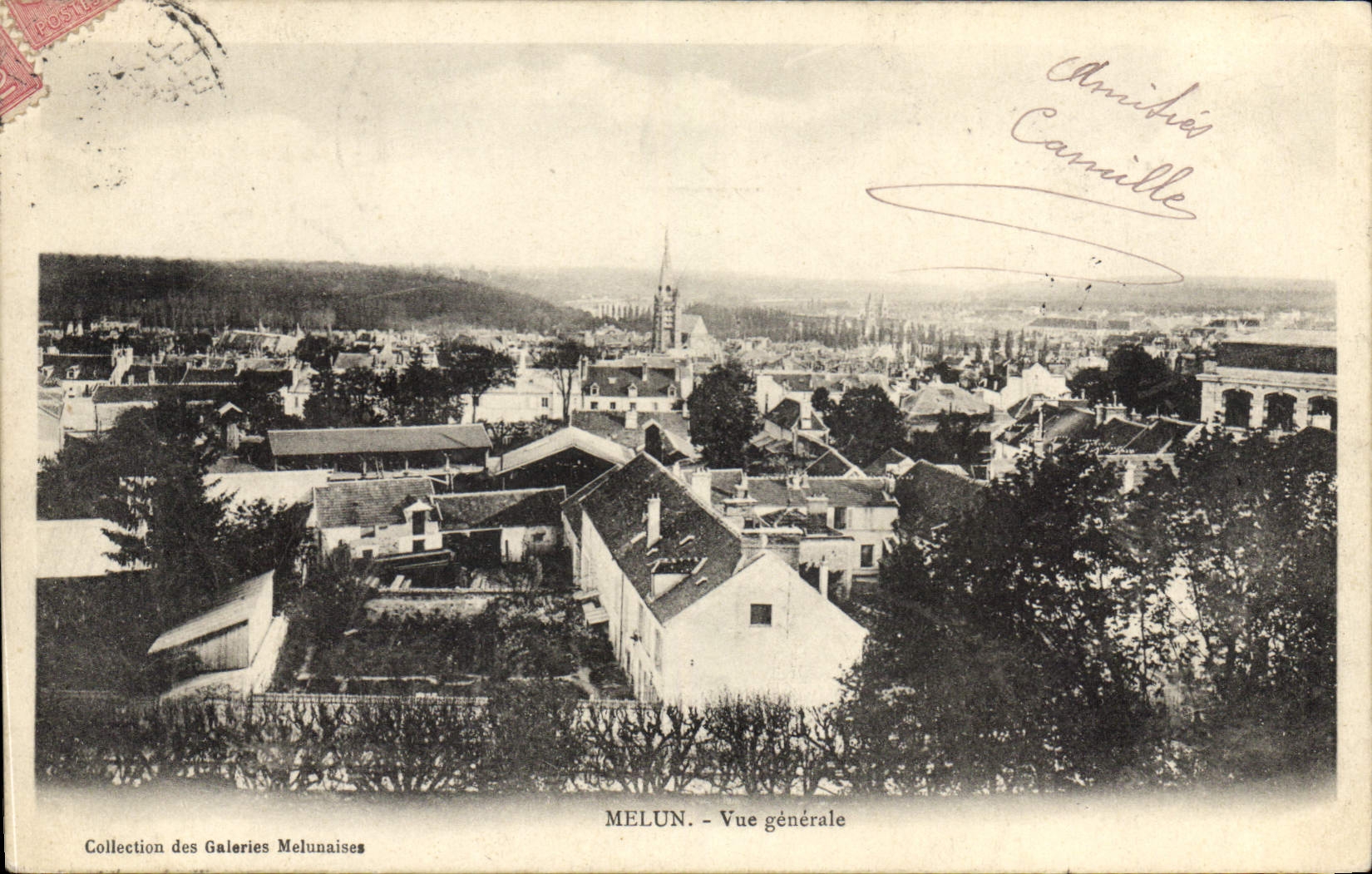 MELUN - Vue générale — Collection des Galeries Melunaises