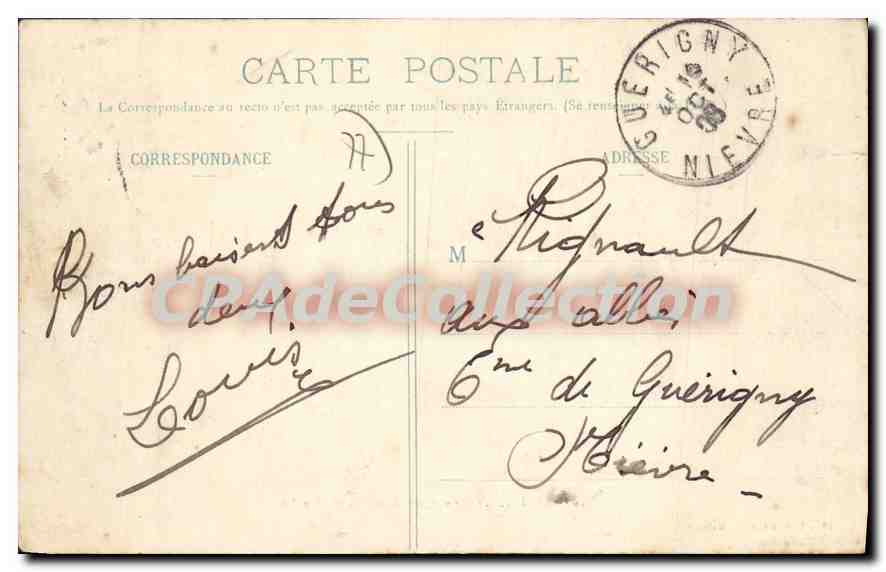 Melun - Tour et Quai de la Reine Blanche — Thibault, édit., Melun — Rückseite