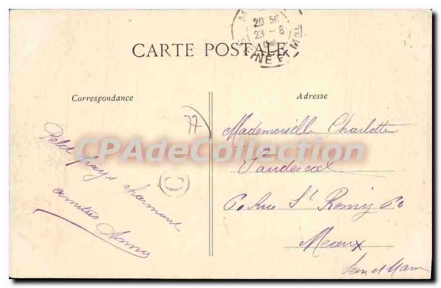 CPA Montigny sur Loing Le Loing le loing au grand logis — Back