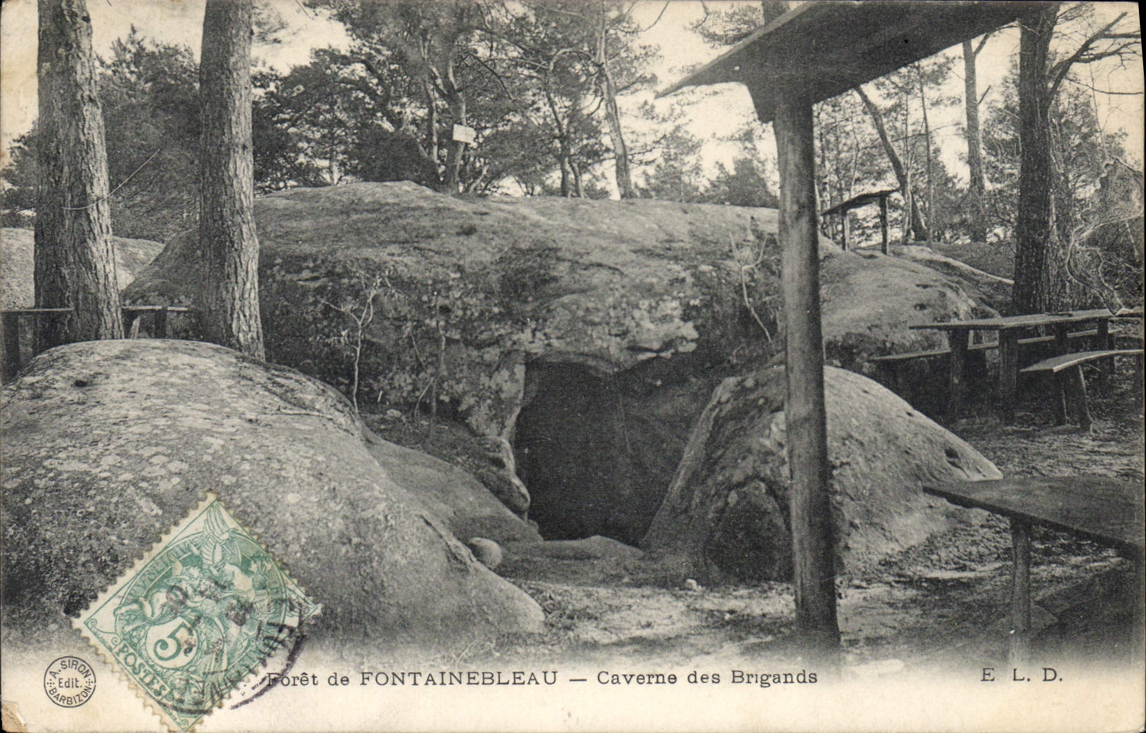 Las FONTAINEBLEAU — Jaskinia Łowców — E. L. D.