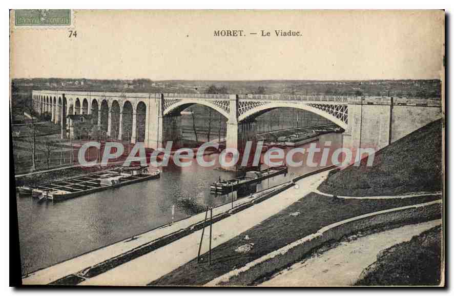 Moret — Le Viaduc — Neuurbien Frères, n°74 - Recto