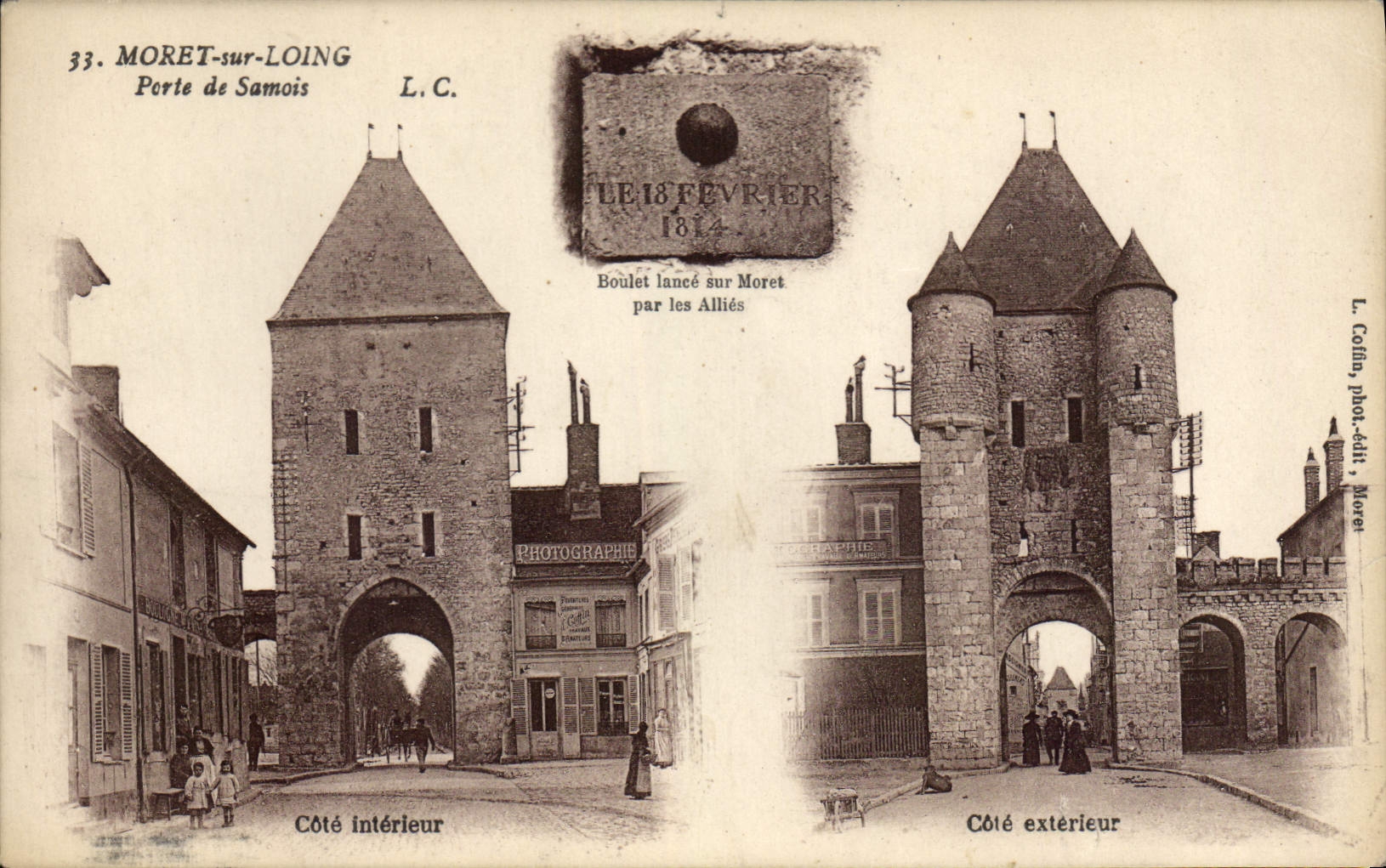 Moret-sur-Loing — Porte de Samois — L. Colin, phot.éd. Moret