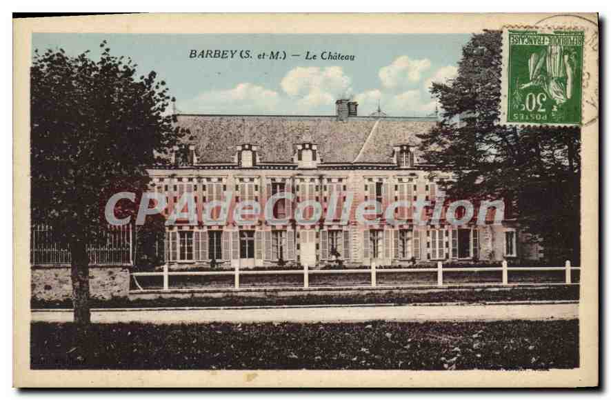 CPA Barbey S et M Le Chateau 