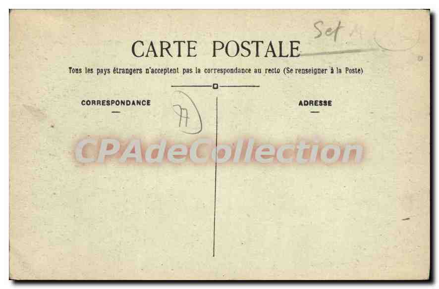 Pont-aux-Dames (S.-et-M.) — Maison de Retraite des Artistes Dramatiques — Le Château (Côté Sud) — Verso