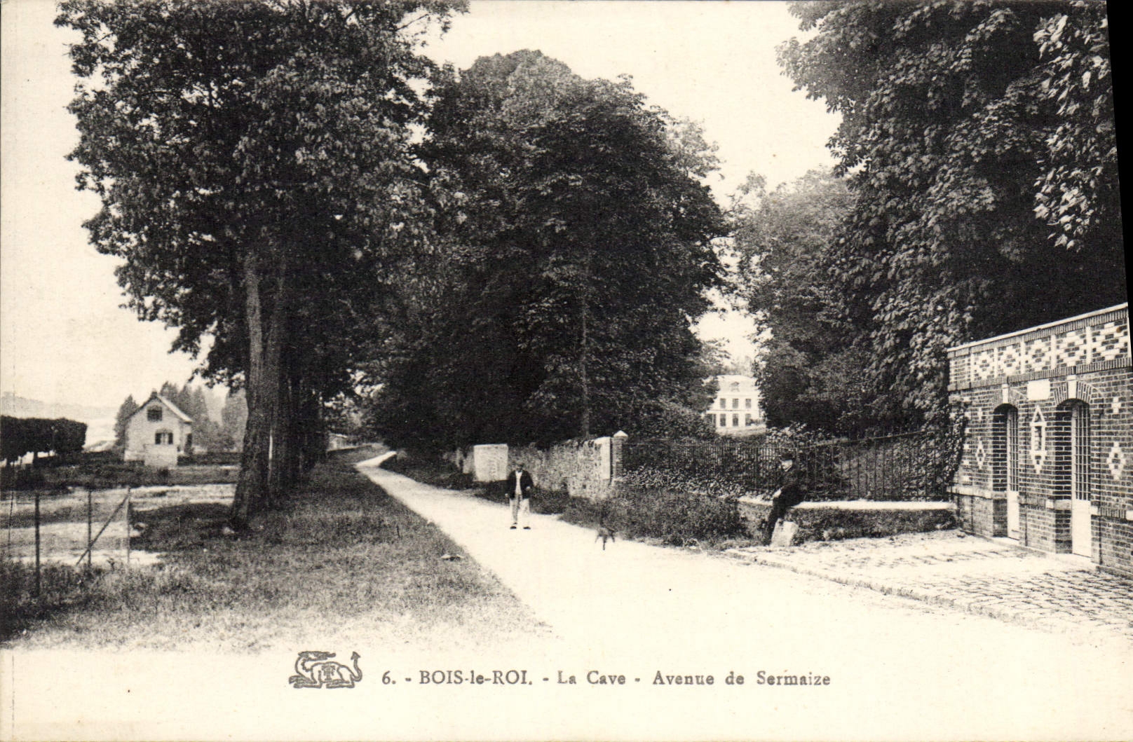 CPA Bois le Roi La Cave Avenue de Sermaize 
