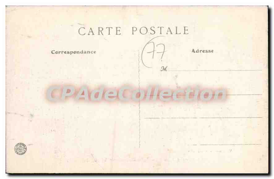 CPA Gretz S et M Grille d'Honneur d'Armainvilliers  — Verso