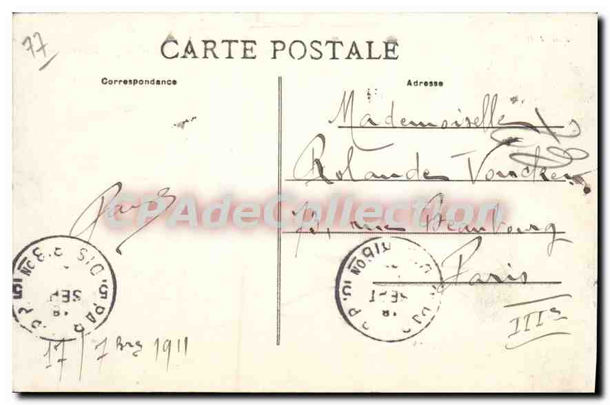 Coulommiers — Vue panoramique — Edit. J. B. n°21 — Reverso