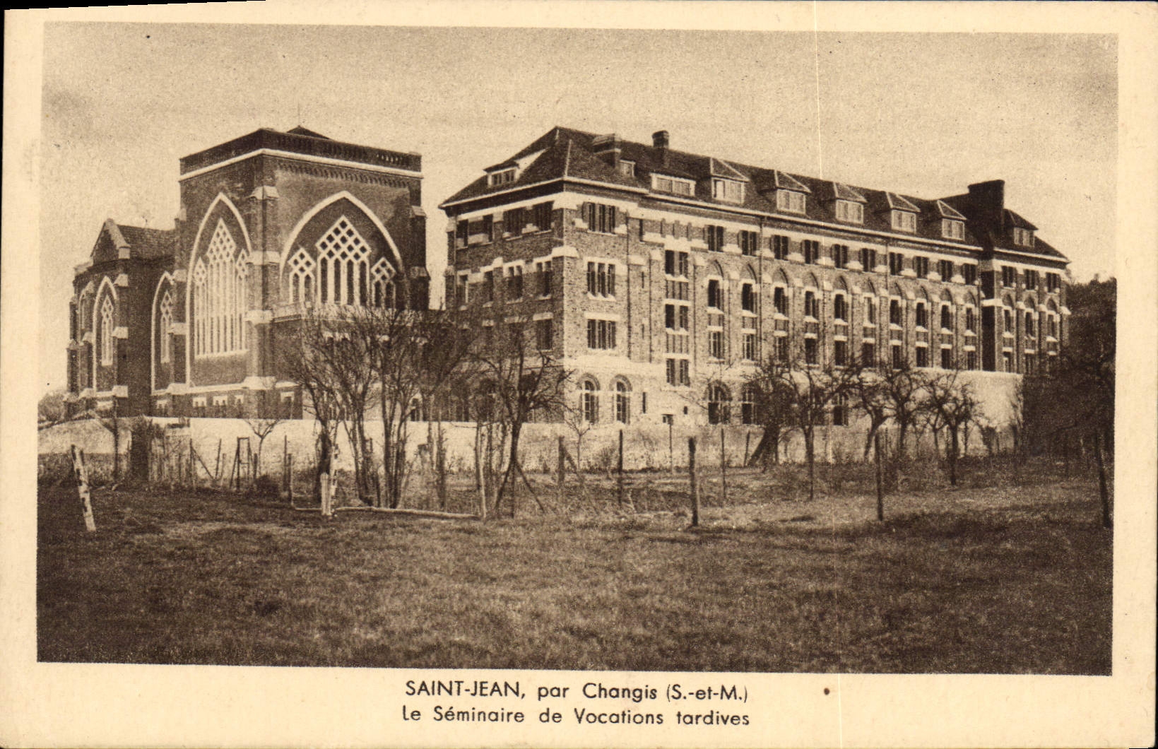 Saint-Jean, par Changis (S.-et-M.) — Le Séminaire de Vocations tardives — Éditeur Dillen et Cie, Paris