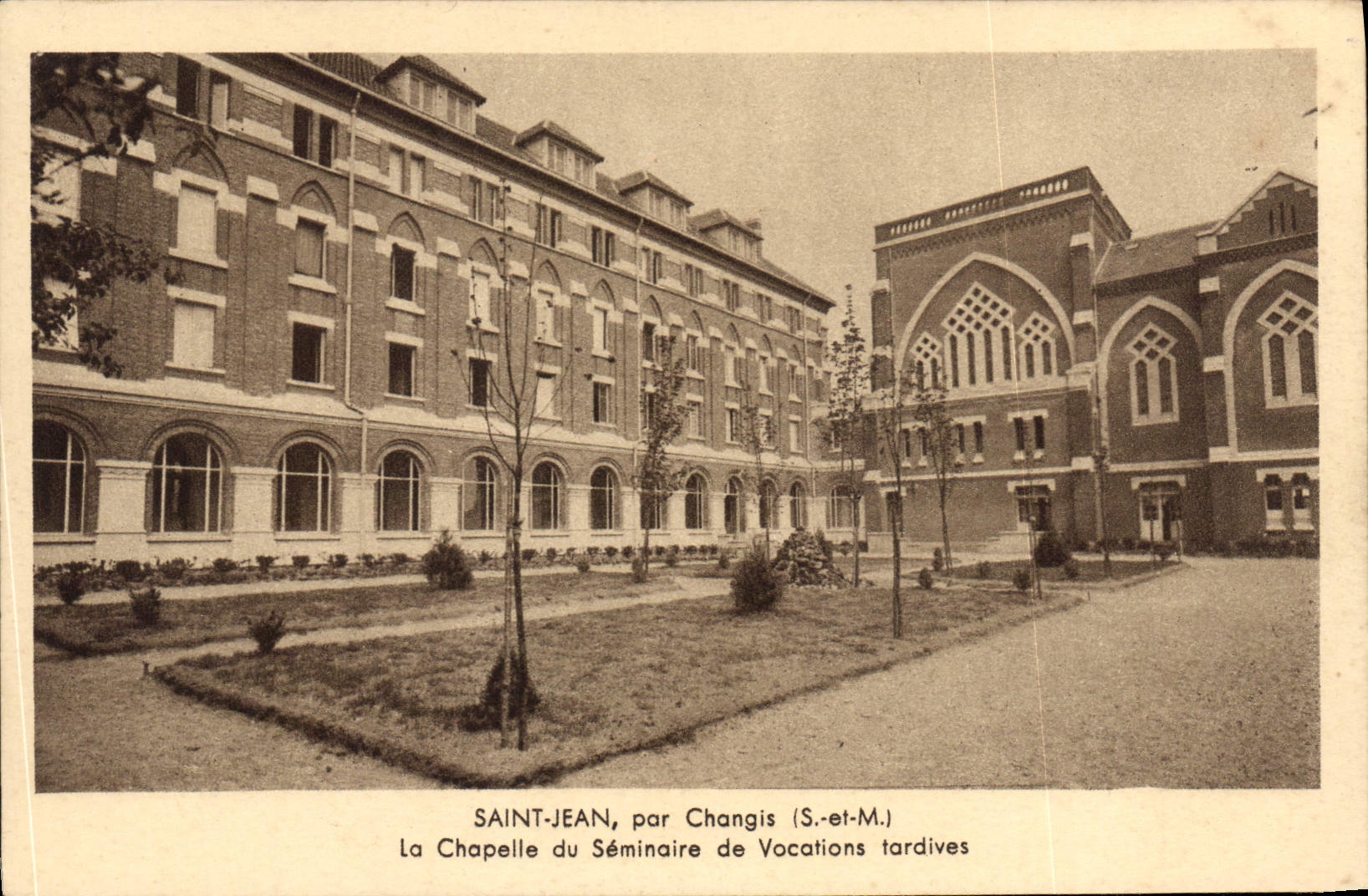 Saint-Jean, near Changis (S.-et-M.) — Chapel of the Seminary for Late Vocations