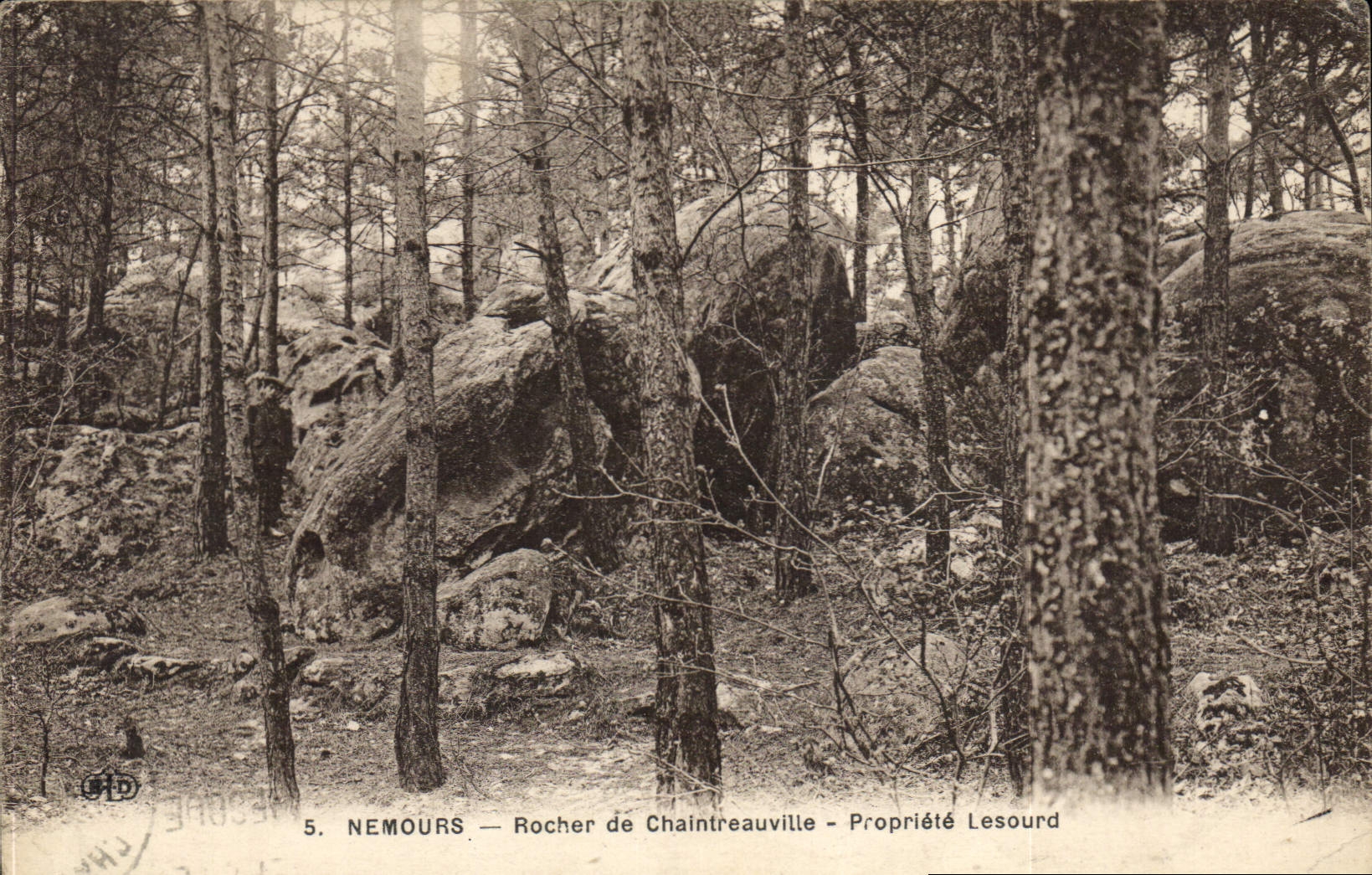 CPA Nemours Rocher de Chaintreauville Propriete Lesourd 