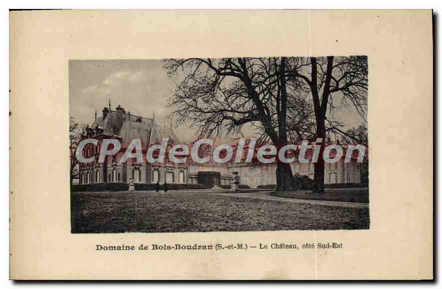 CPA Domaine de Bois Boudran S et M Le Chateau cote Sud Est 