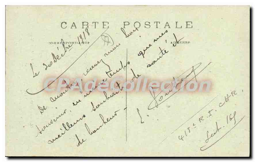 CPA Montry S et M Le Morin et la Porte a Bateaux  — Verso