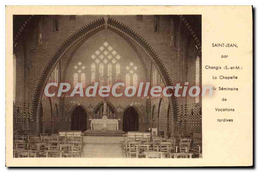 Saint-Jean, by Changis (S.-et-M.) — Chapel of the Late Vocations Seminary — publisher Dillen et Cie, Paris