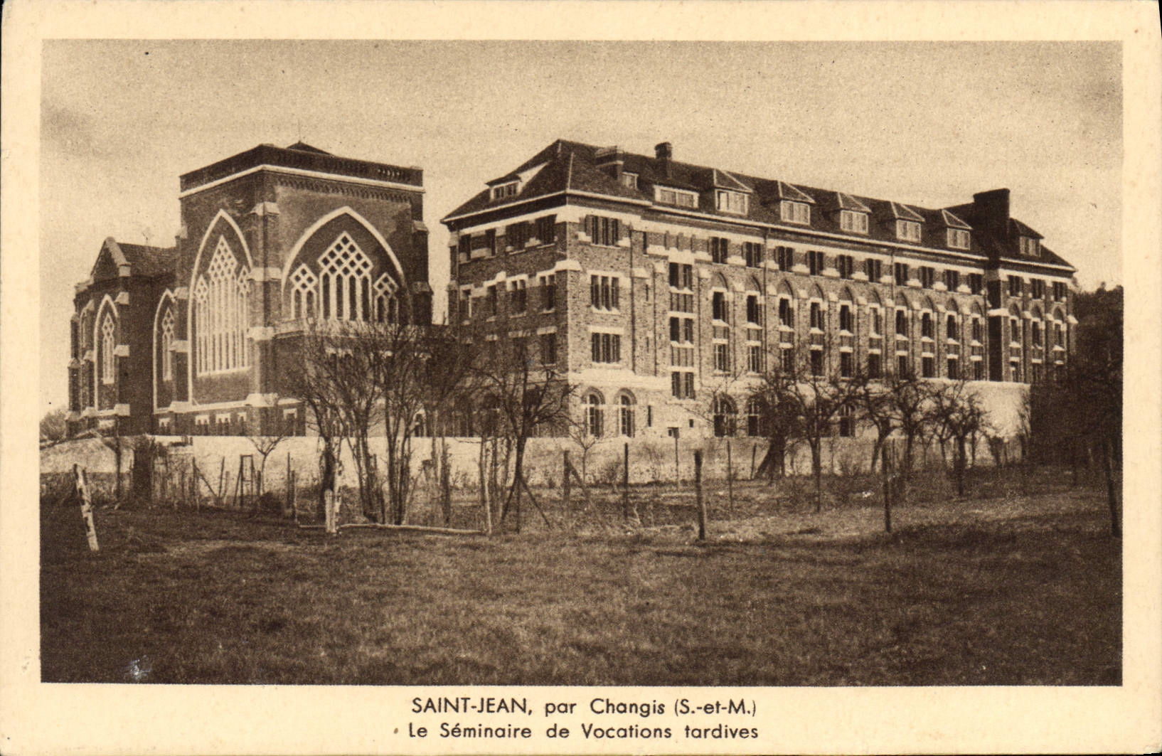 Saint-Jean, by Changis (S.-et-M.) — The Seminary for Late Vocations — Publisher Dillen et Cie, Paris