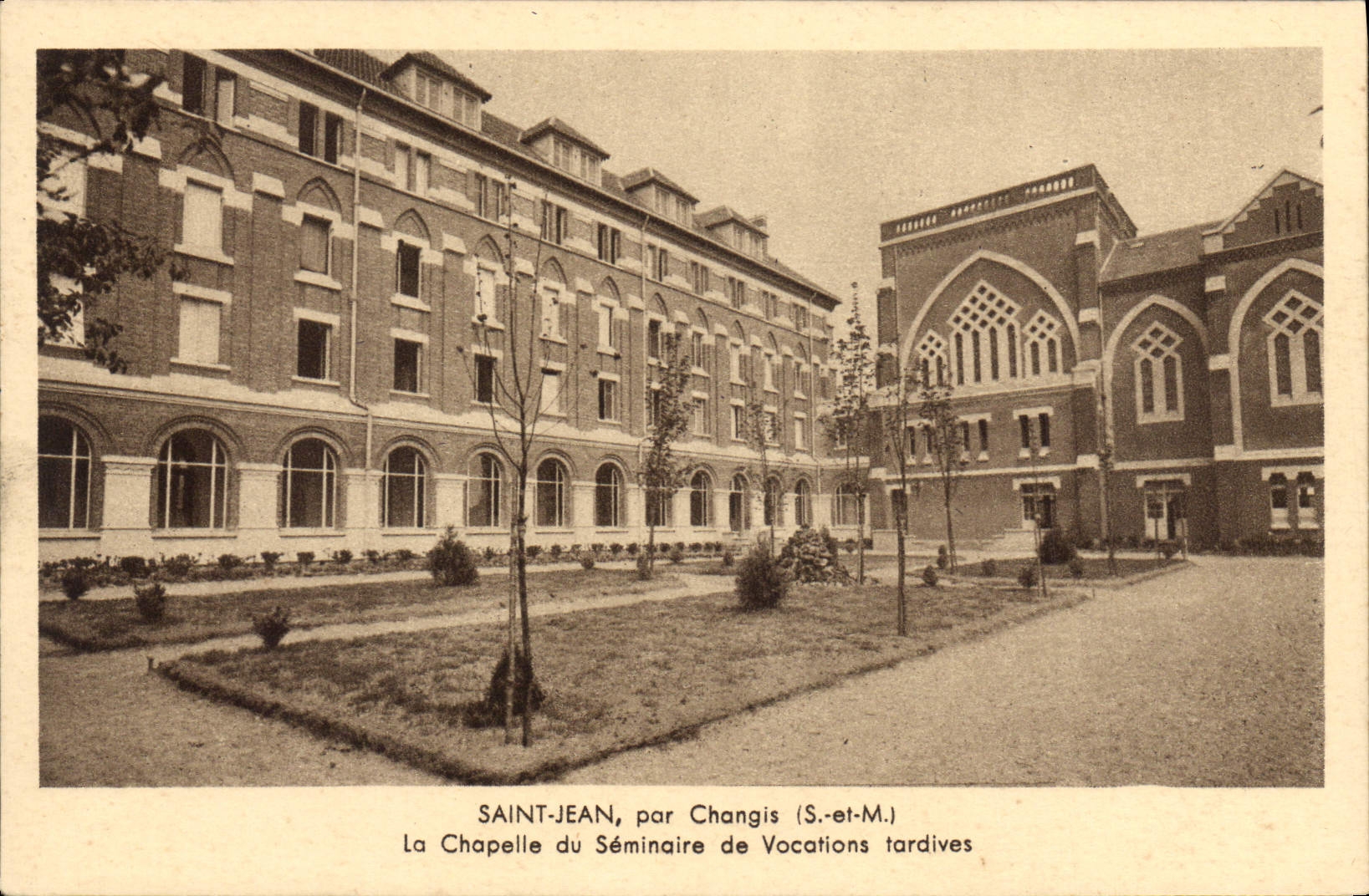 CPA Saint Jean par Changis S et M La Chapelle de Vacations tardives 
