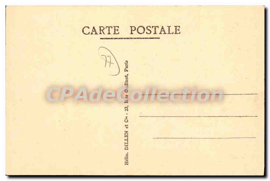 CPA Saint Jean par Changis S et M La Chapelle de Vacations tardives  — Back