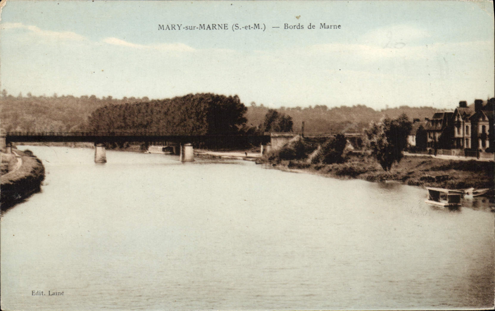 MARY-sur-MARNE (S.-et-M.) — Bords de Marne — Edit. Lainé