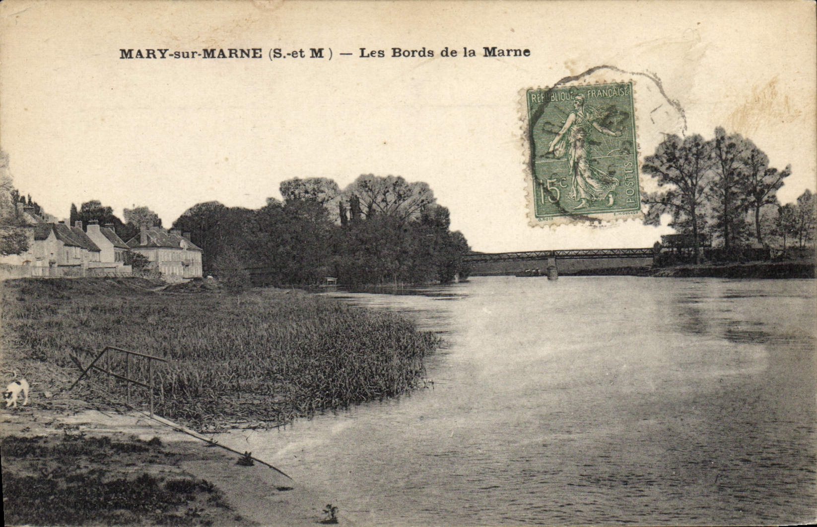MARY-sur-MARNE (S.-et M.) — The Banks of the Marne — Publisher Unidentified