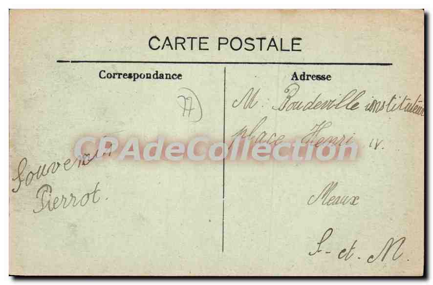 MARY-sur-MARNE (S.-et M.) — The Banks of the Marne — Publisher Unidentified — Back