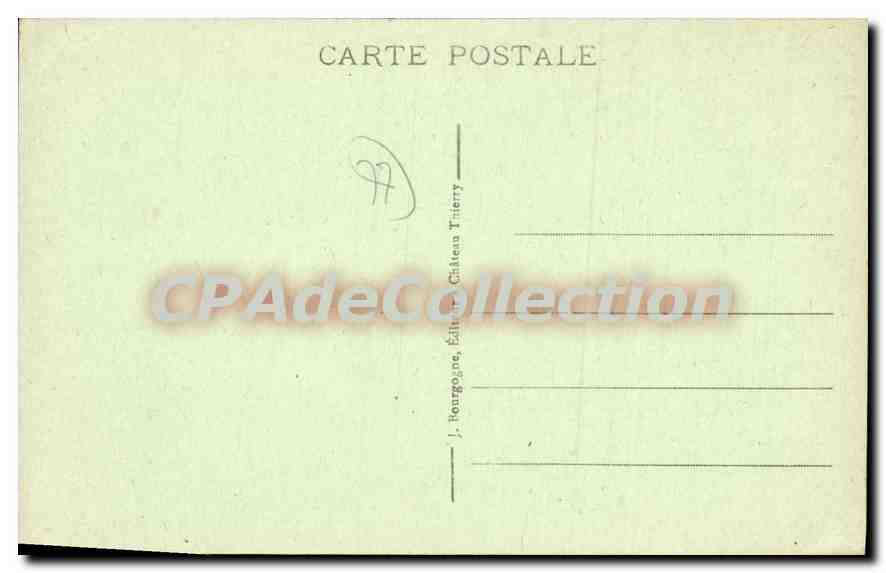Ferrières (S.-et-M.) - La Tafarette — éditeur J. Bourgogne, Château Tinerry, n°63 — Rückseite