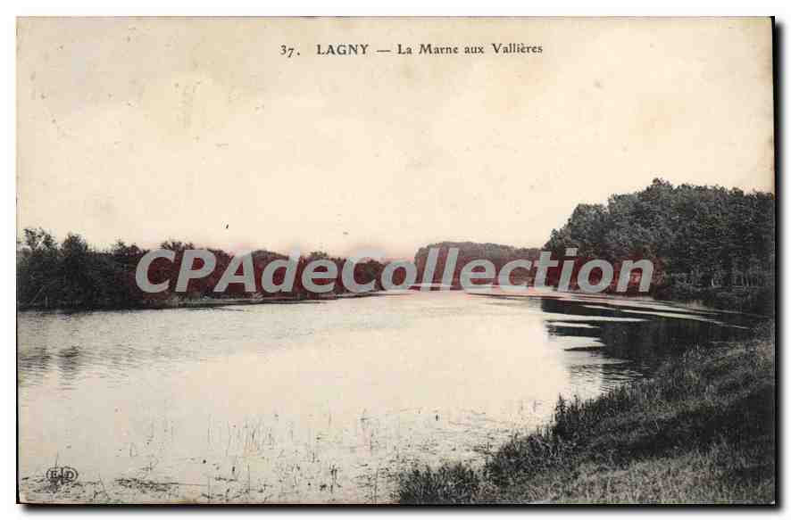 Lagny — La Marne aux Vallières — CPAdeCollection