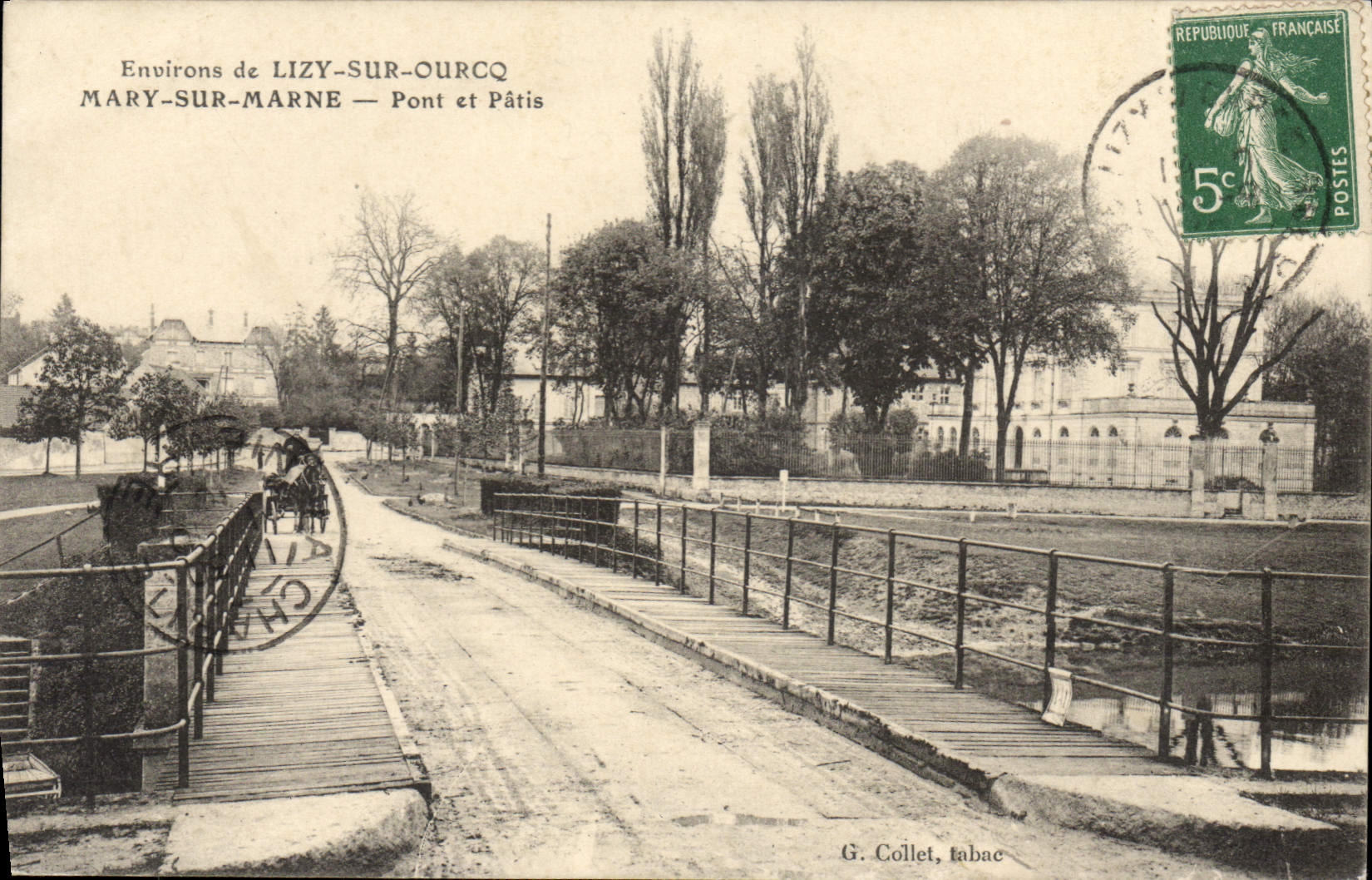 CPA Environs de Lizy sur Ourcq Mary sur Marne Pont et Paris