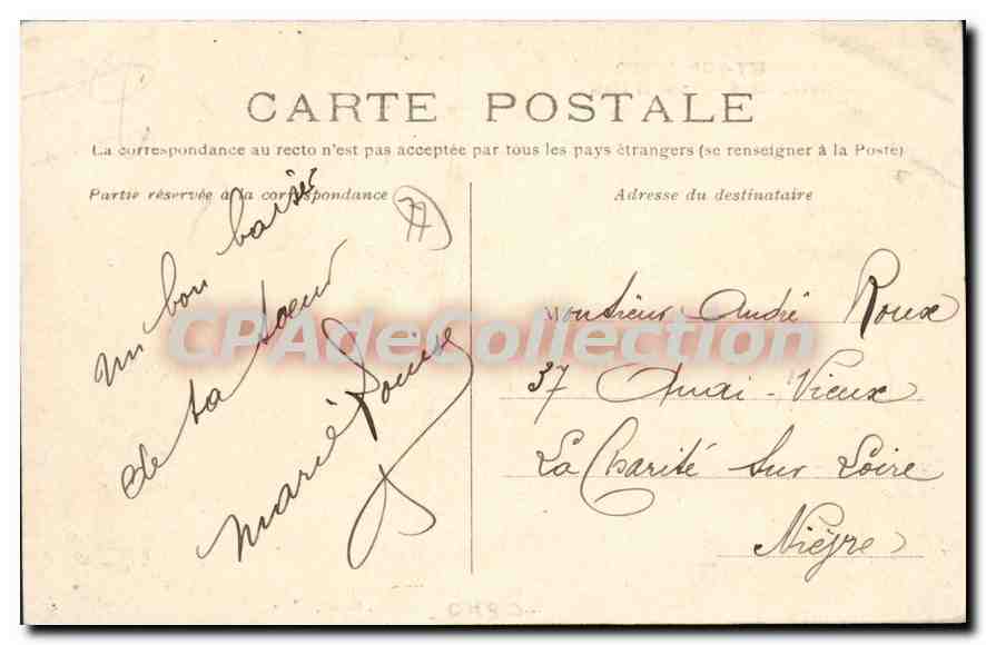 CPA Environs de Lizy sur Ourcq Mary sur Marne Pont et Paris — Rückseite