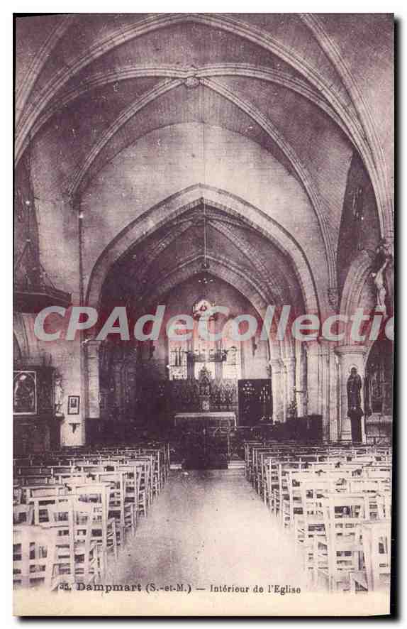 Dampmart (S.-et-M.) — Intérieur de l'Église