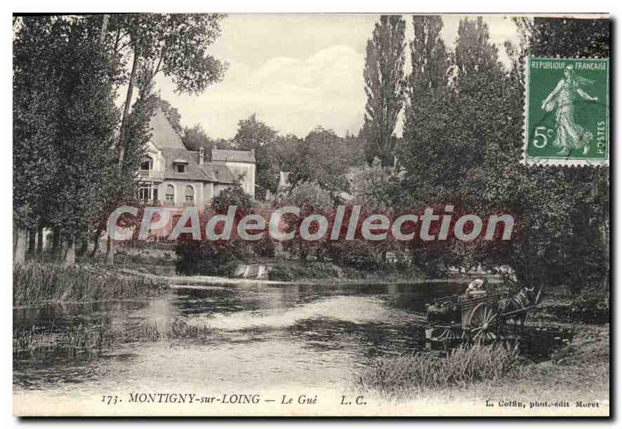 CPA Montigny sur Loing Le Gue
