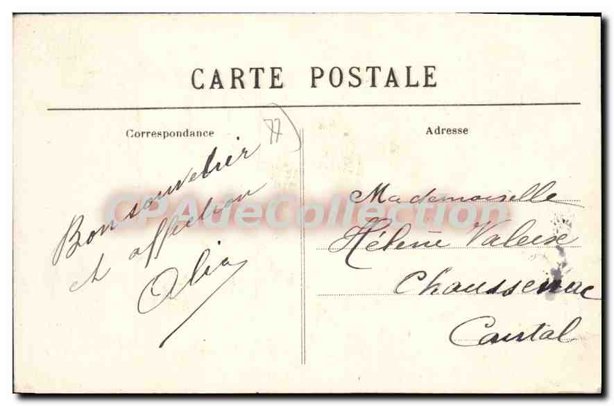 CPA Montigny sur Loing Le Gue — Verso