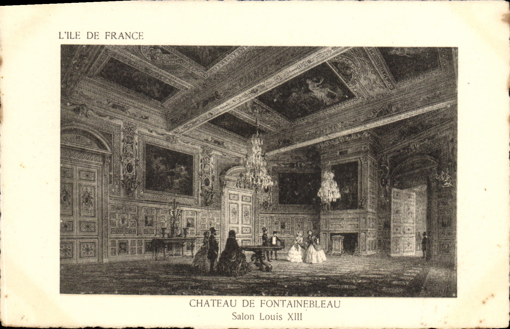 Château de Fontainebleau — Salon Louis XIII — Édition Artistique 'SEPPA' Paris