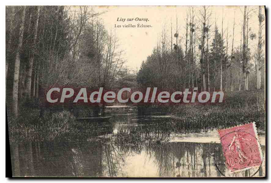 CPA Lizy sur Qurcq Le vieilles Ecluses