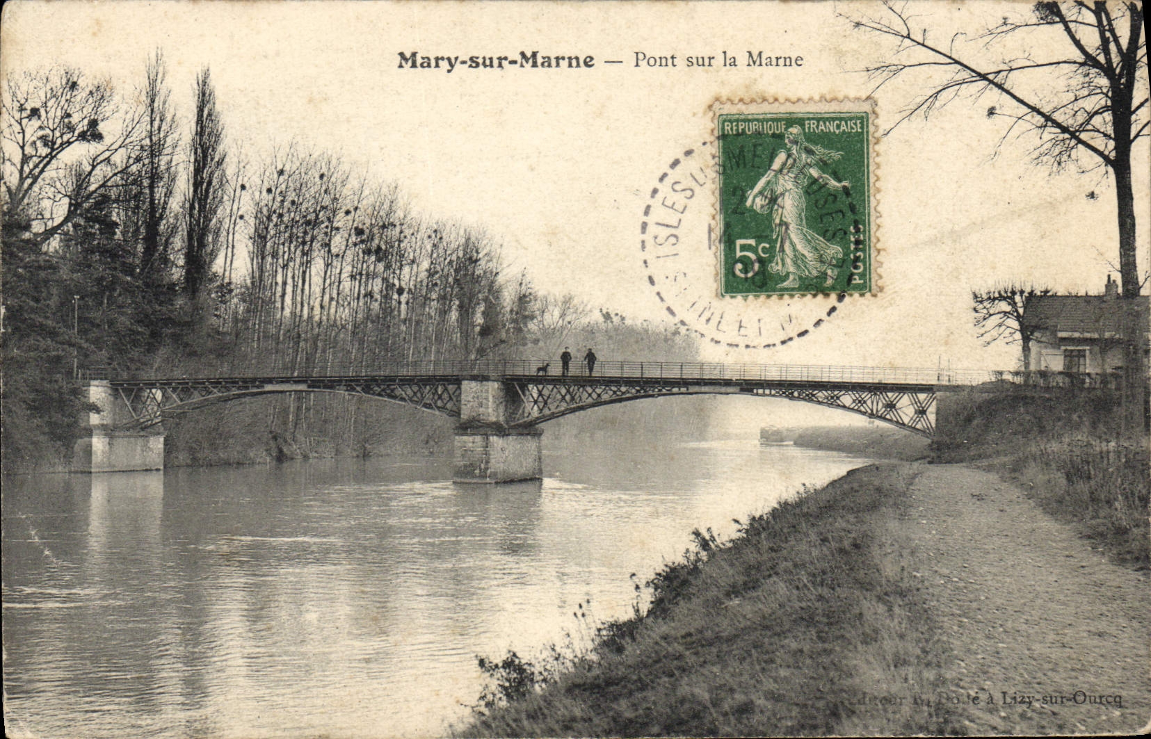 Mary-sur-Marne — Bridge over the Marne — Publisher not visible