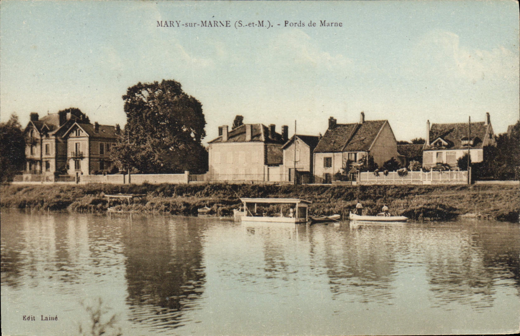 MARY-sur-MARNE (S.-et-M.) — Banks of Marne — Publisher Lainé