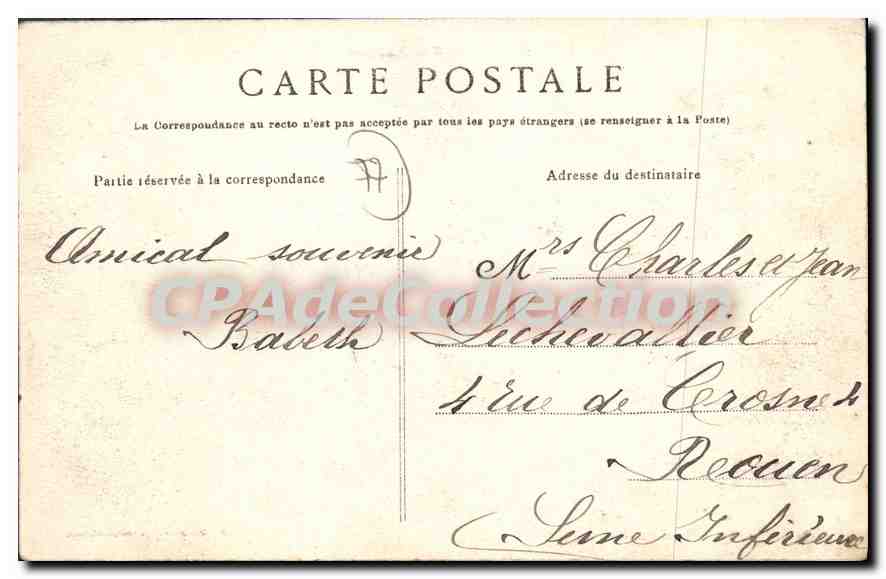 Fontainebleau — La Gare — G. R. N. G. Fontainebleau — Reverso