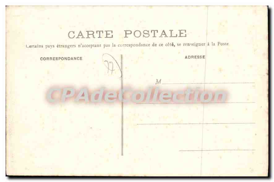 CPA Lizy sur Ourcq Le Chateau — Rückseite