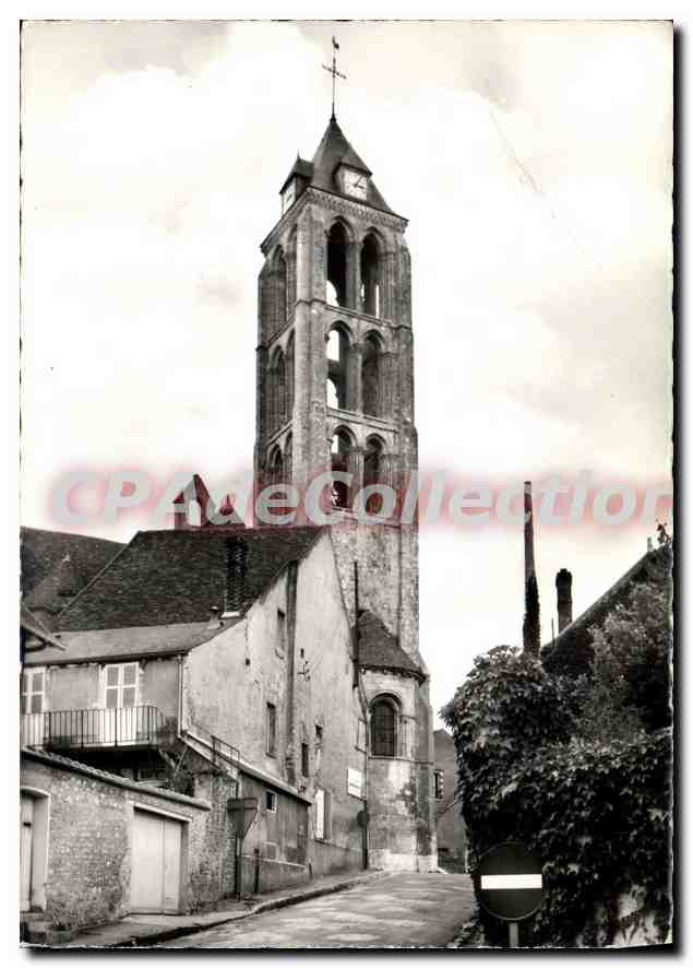 CPSM Chateau Landon (S et M) Le Clocher