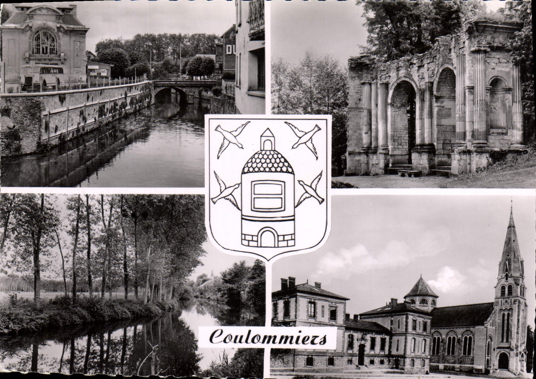 Coulommiers — vue panoramique — éditeur inconnu, n° de série non visible