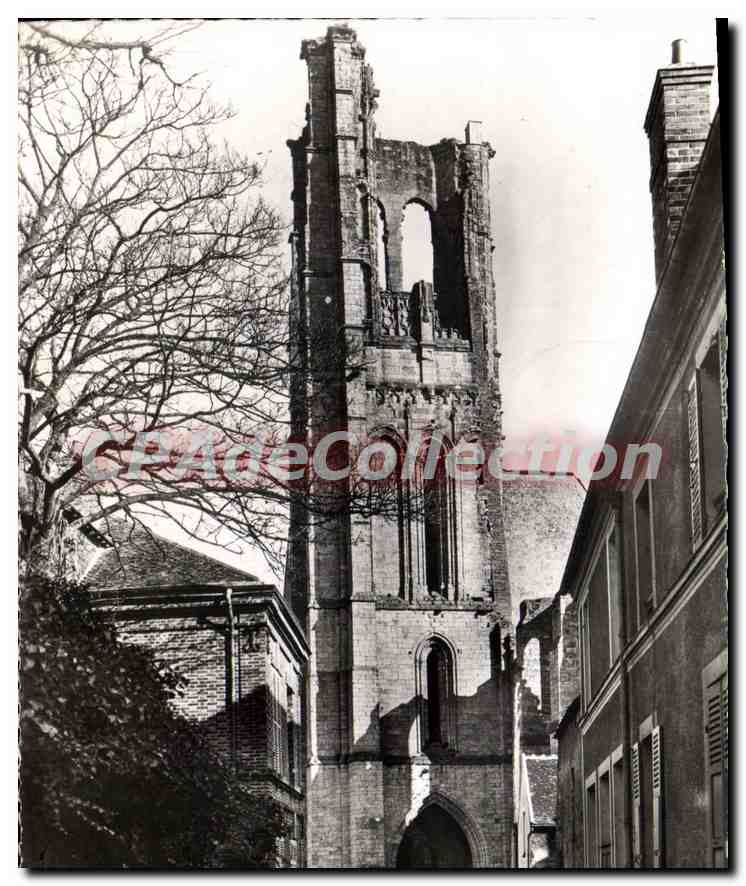 CPSM Larchant (S et M) Tour de l'Eglise St Mathurin (XIIIe s)