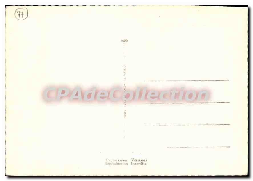 CPSM Chartrettes (S et M) Le Pont sur la Seine — Verso