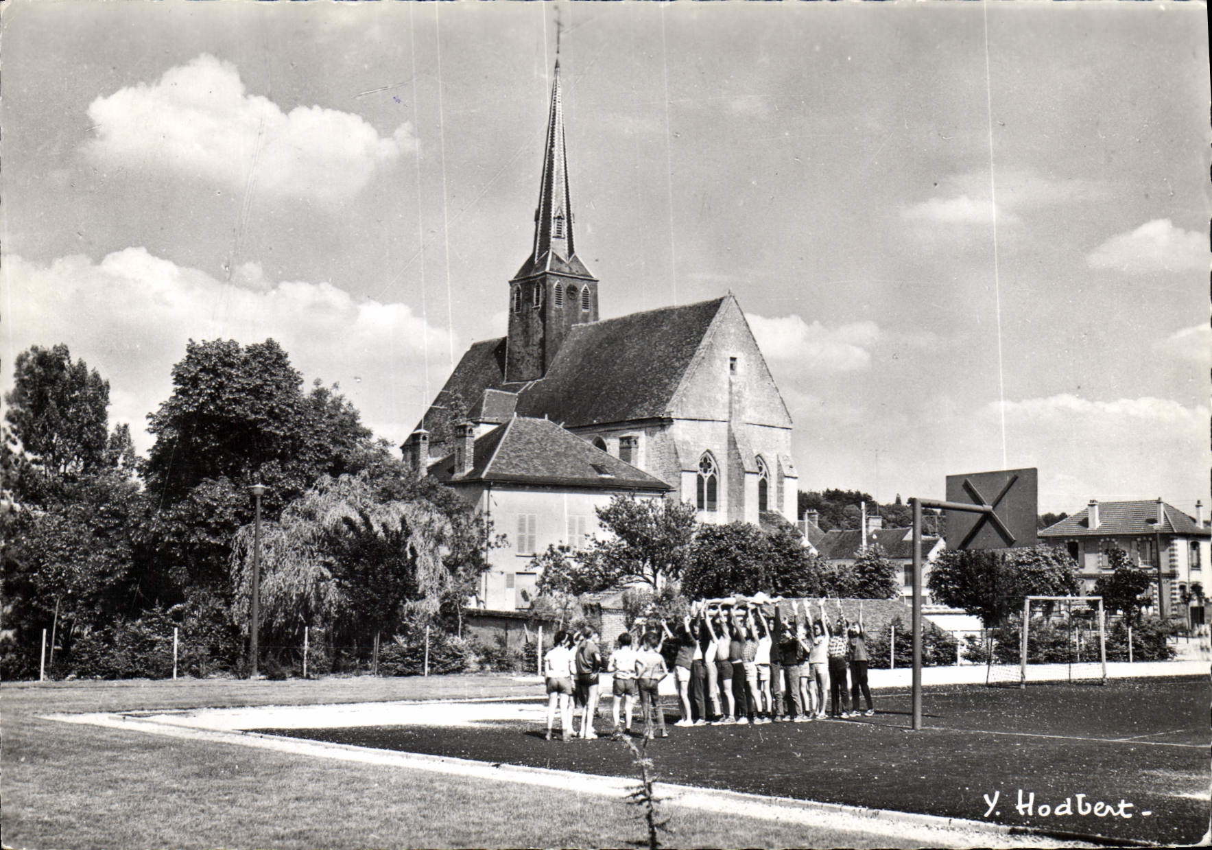 CPSM Souppes sur Loing (Saine et Marne) Sur le Terrain