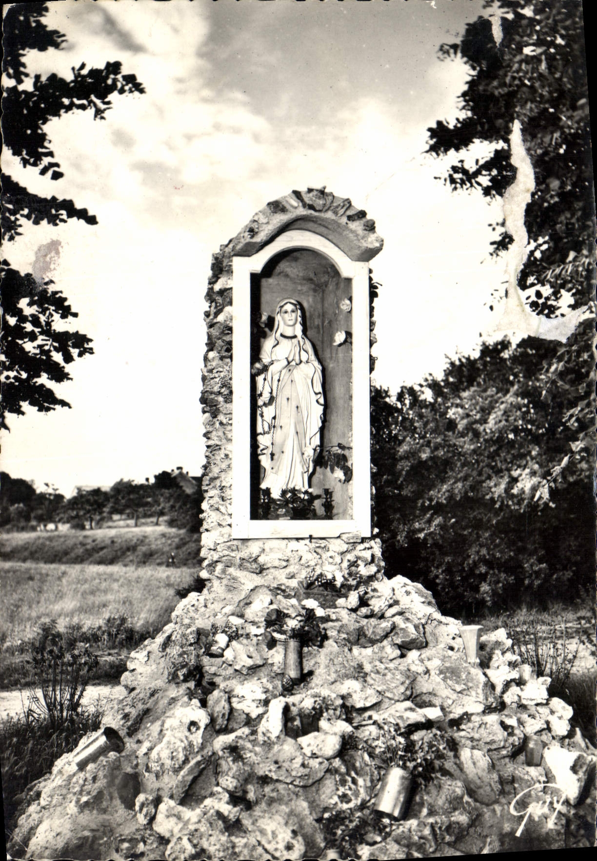 CPSM Soignolles (Seine et Marne) Sainte Marie patrone de Soignolles