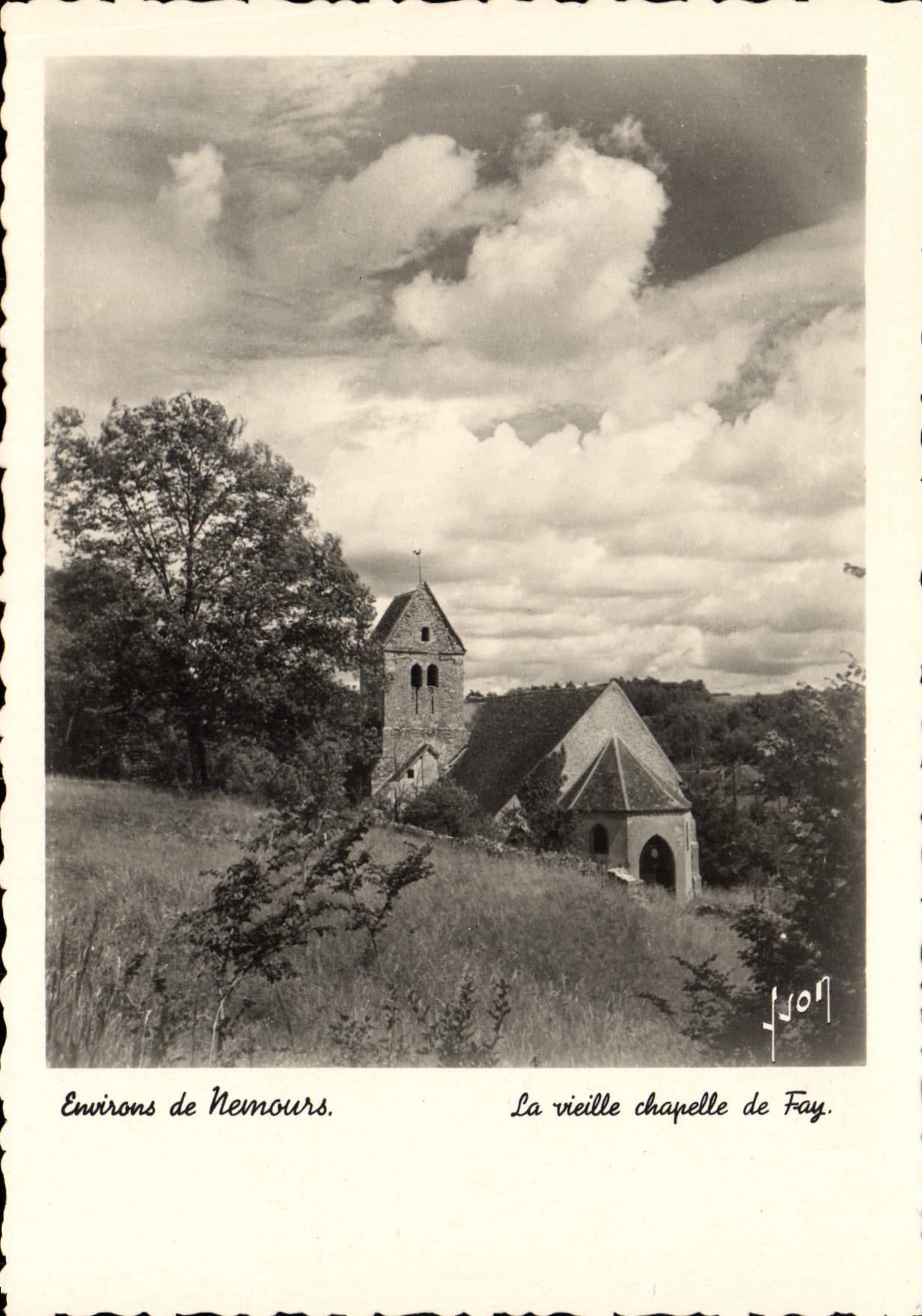 CPSM Environs de Nemours La Vieille chapelle de Fay