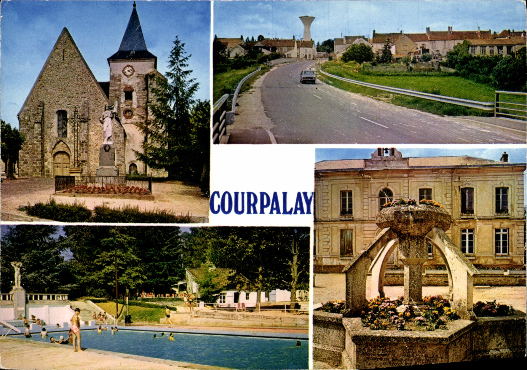 Courpalay — vue panoramique — Imprimerie Combiert