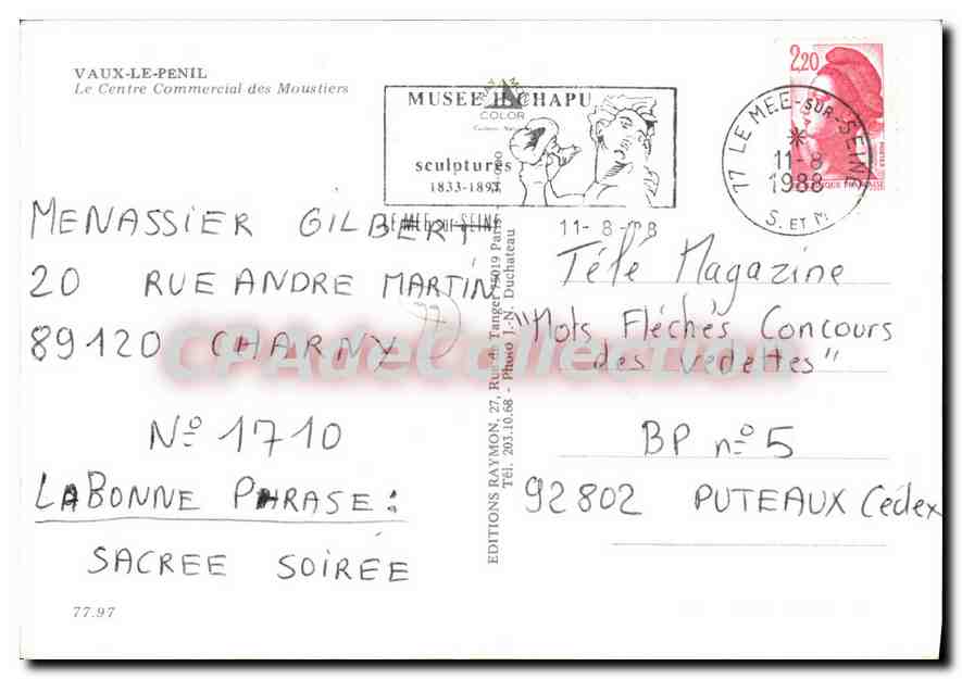 Librairie Papeterie — Vaux-le-Penil — Éditions Raymon — Reverso