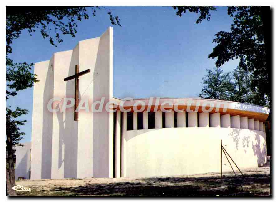 CPSM Avon (S et M) La Nouvelle Eglise de la Butte Monteau Arch M Tour Avon