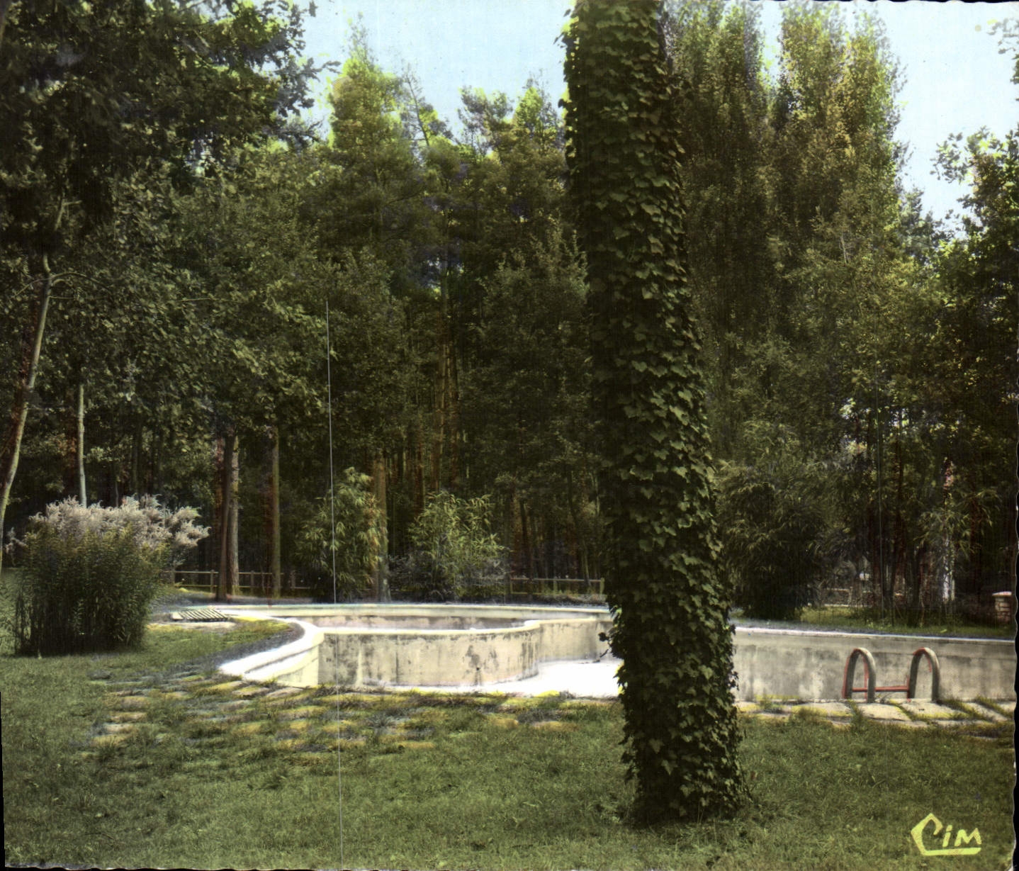 CPSM Arbonne (S et M) Colonie d'Air France La Piscine